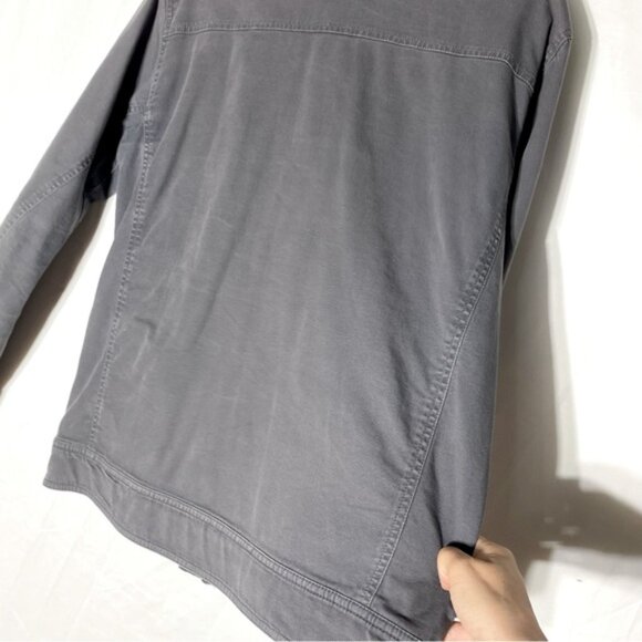 MEC Mountain Equipment Co Op Grey Organic Cotton Regular Fit Jacket M - Picture 8 of 14